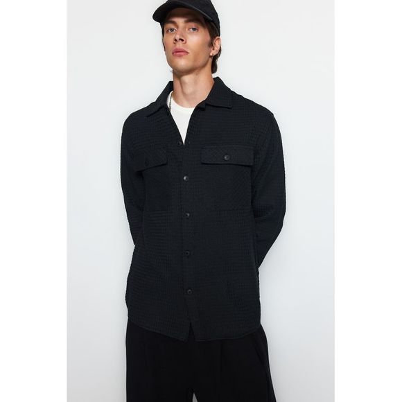 NWT Trendyol Men Regular fit Shirt collar Woven Shirt - Picture 5 of 13